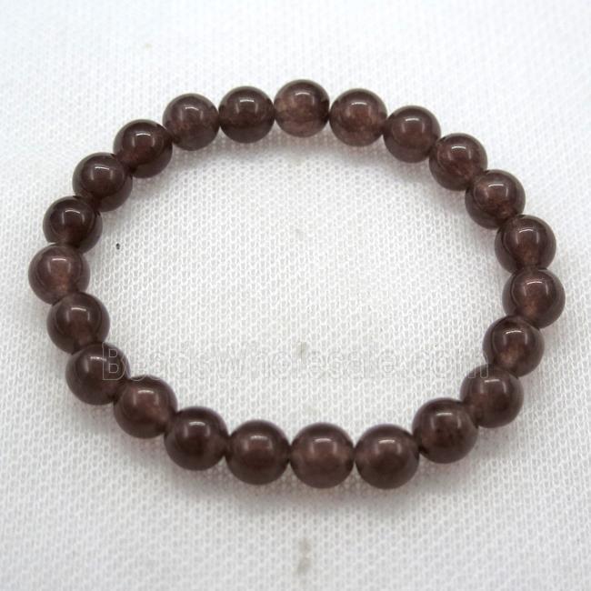 Stretch Jade bracelet, dye
