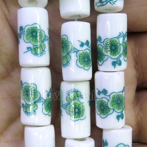 Porcelain beads, tube