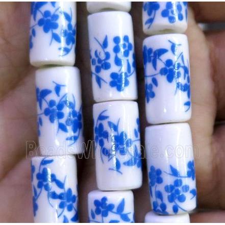 Porcelain beads, tube