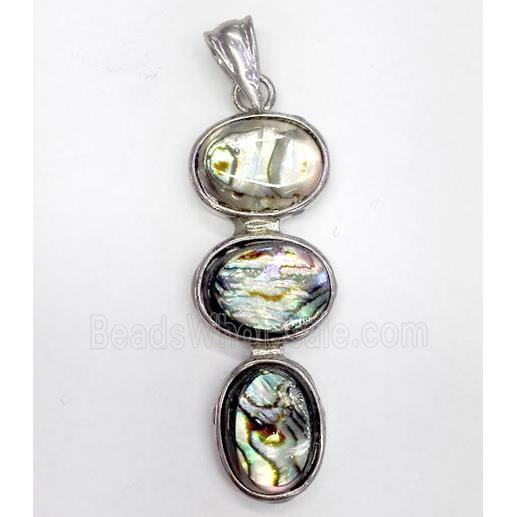 Paua Abalone shell pendant