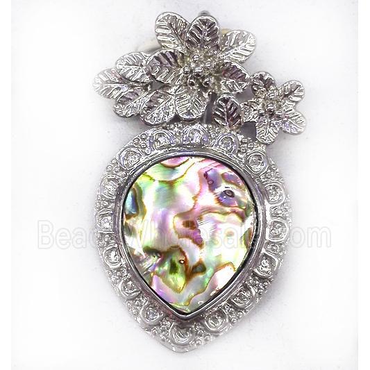 Paua Abalone shell pendant