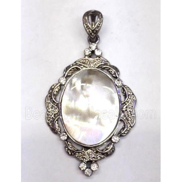Paua Abalone shell pendant