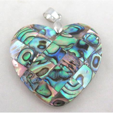 Paua Abalone shell pendant