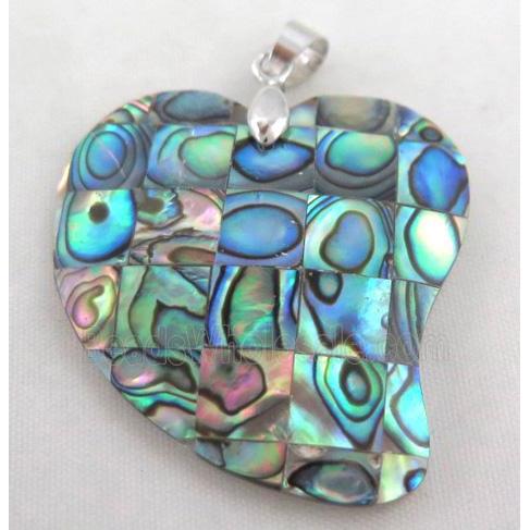 Paua Abalone shell pendant