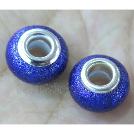 pearlized shell beads, matte rondelle