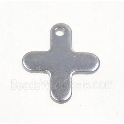 stainless steel cross pendant