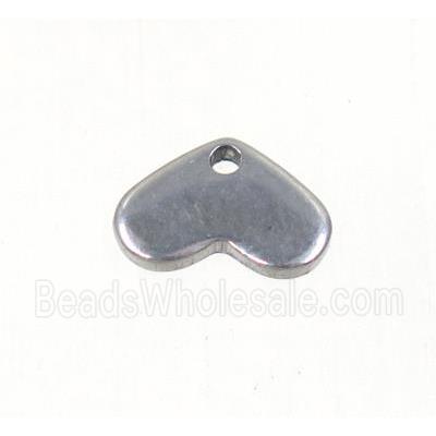 stainless steel heart pendant
