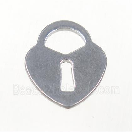 stainless steel lock pendant