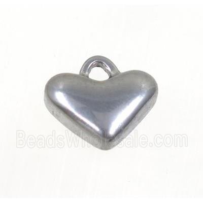 stainless steel heart pendant