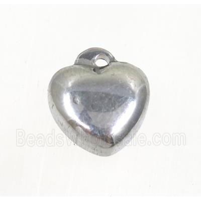 stainless steel heart pendant