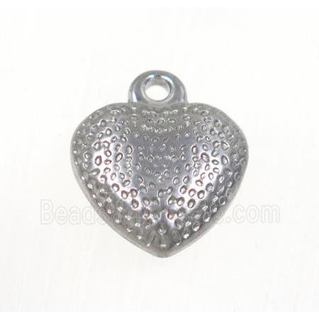 stainless steel heart pendant