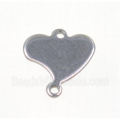 stainless steel heart connector