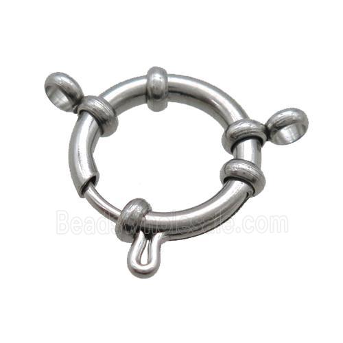 raw stainless steel Clasp