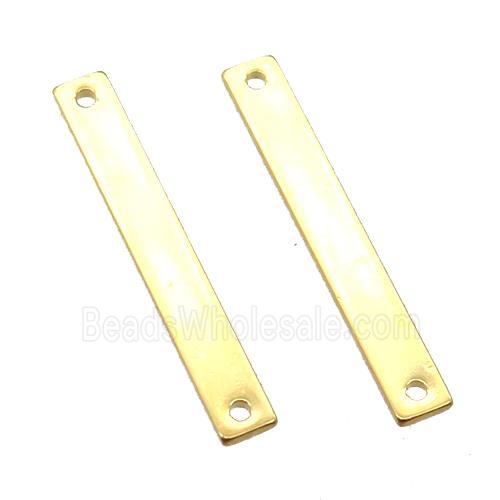 stainless steel stampings connector, gold plated