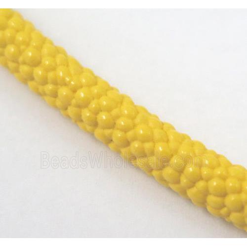 PU leather cord, round