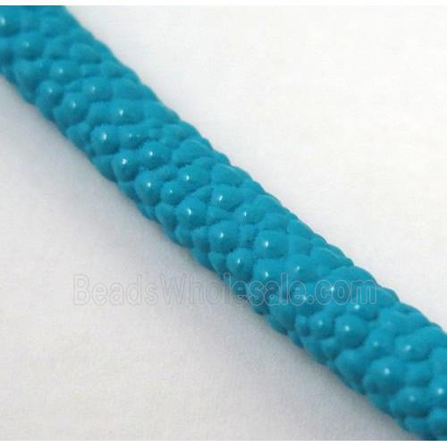 PU leather cord, round