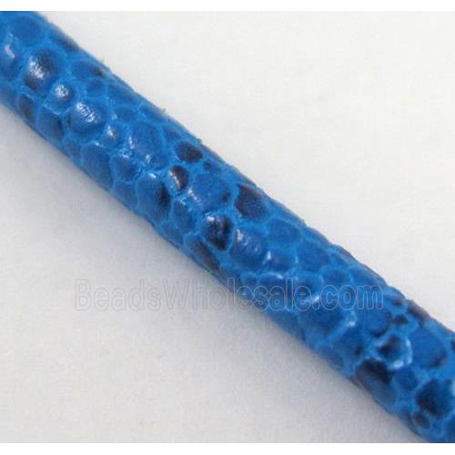 PU leather cord, round