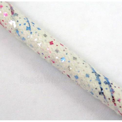 PU leather cord, round