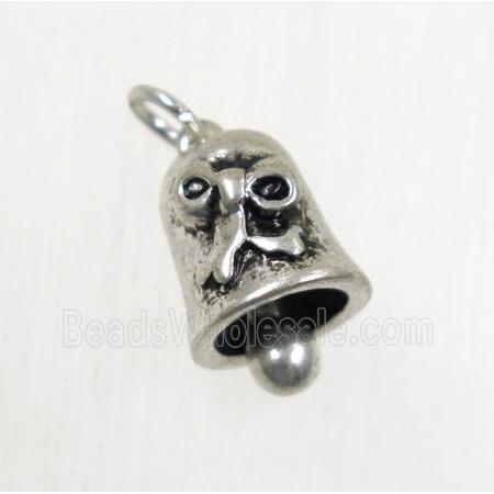 tibetan silver bell pendants, non-nickel