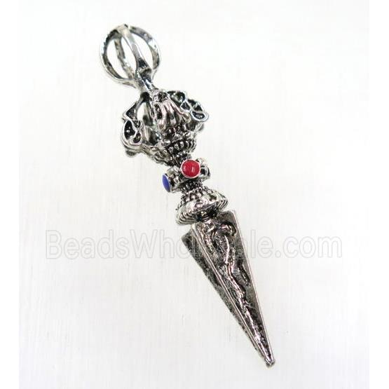 tibetan silver pendants, non-nickel