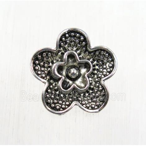 tibetan silver beads, Zinc alloy, non-nickel