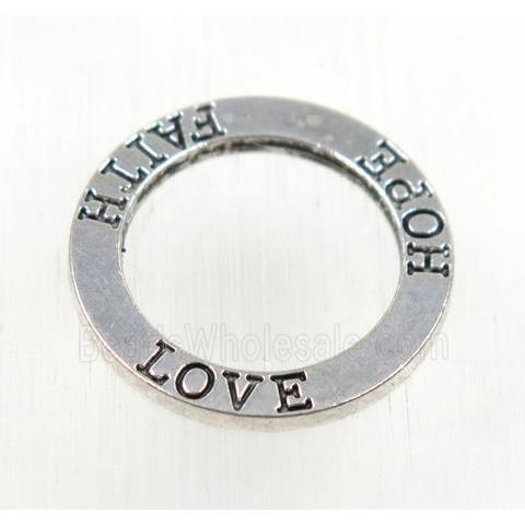 tibetan silver links, non-nickel