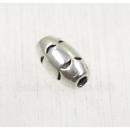 tibetan silver zinc rice beads, non-nickel