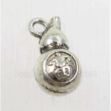 tibetan silver gourd pendant, non-nickel