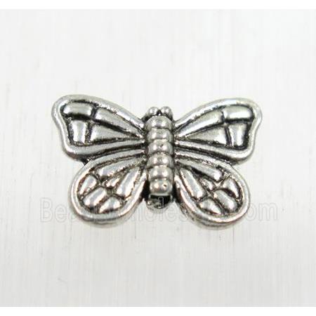 tibetan silver zinc butterfly beads, non-nickel