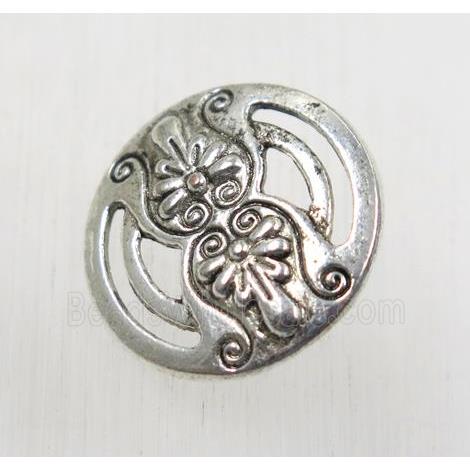 tibetan silver connector, non-nickel