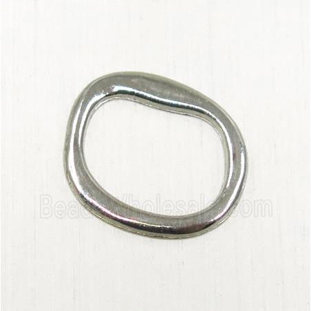 tibetan silver links, non-nickel