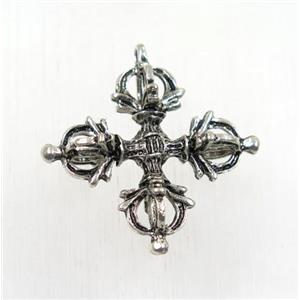 tibetan silver pendants, non-nickel, approx 30-32mm [AD1708]