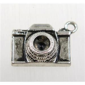 tibetan silver camera pendant, non-nickel, approx 13.5x18.5mm [AD62132]