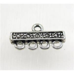 tibetan silver pendants, non-nickel, approx 12x22mm [AD707]
