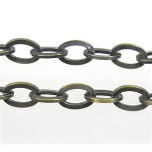 Iron Chain, Antique bronze, approx 8x11mm [CHCL56]