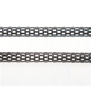 iron chain, black plated, approx 3mm dia [CHCL62]