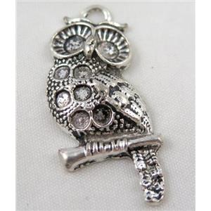 Tibetan silver pendant, Non-nickel, approx 20x40mm [DK10378]