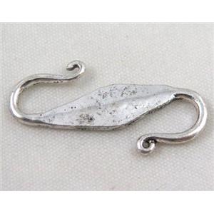 Tibetan silver connector, Non-nickel, approx 16x30mm [DK10437]