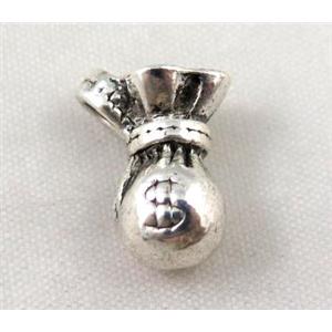 Tibetan silver pendant, Non-nickel, approx 12x15mm [DK10444]