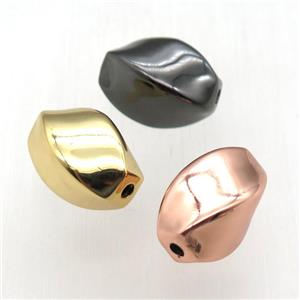copper twist beads, mixed color, approx 13-20mm [FD10575-L]