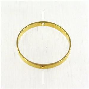 brass ring beads, gold plated, approx 20mm dia, 2.5mm thick [FD247-20MM]