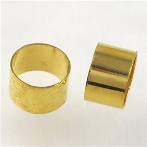 brass ring bead, gold plated, approx 8x12mm [FD256]