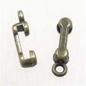 alloy phone pendant, antique bronze, approx 3.5-14mm [FD322]