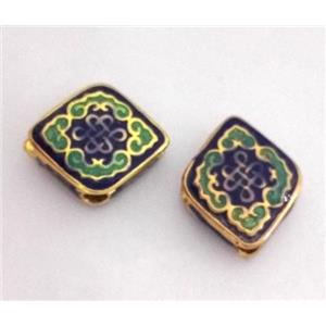 enameling copper spacer bead, colorfast, approx 14x17mm [FDEP321]