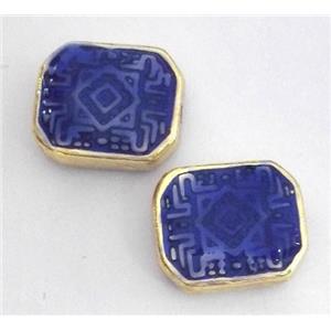 enameling copper spacer bead, colorfast, approx 10-14mm [FDEP324]