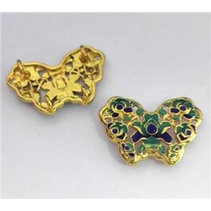 enameling copper spacer bead, colorfast, approx 18-23mm [FDEP347]