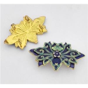 enameling copper spacer bead, colorfast, approx 20x33mm [FDEP348]