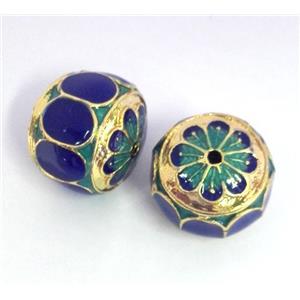 enameling copper spacer bead, colorfast, approx 14x17mm [FDEP360]