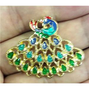 enameling copper pendant, colorfast, approx 20-40mm [FDEP364]