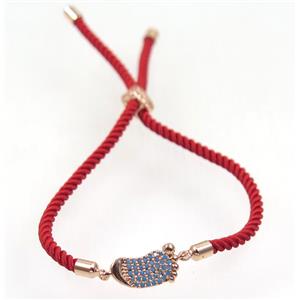 handmade bracelet with nylon wire, zircon bead, approx 8-15mm [FDZN5344]